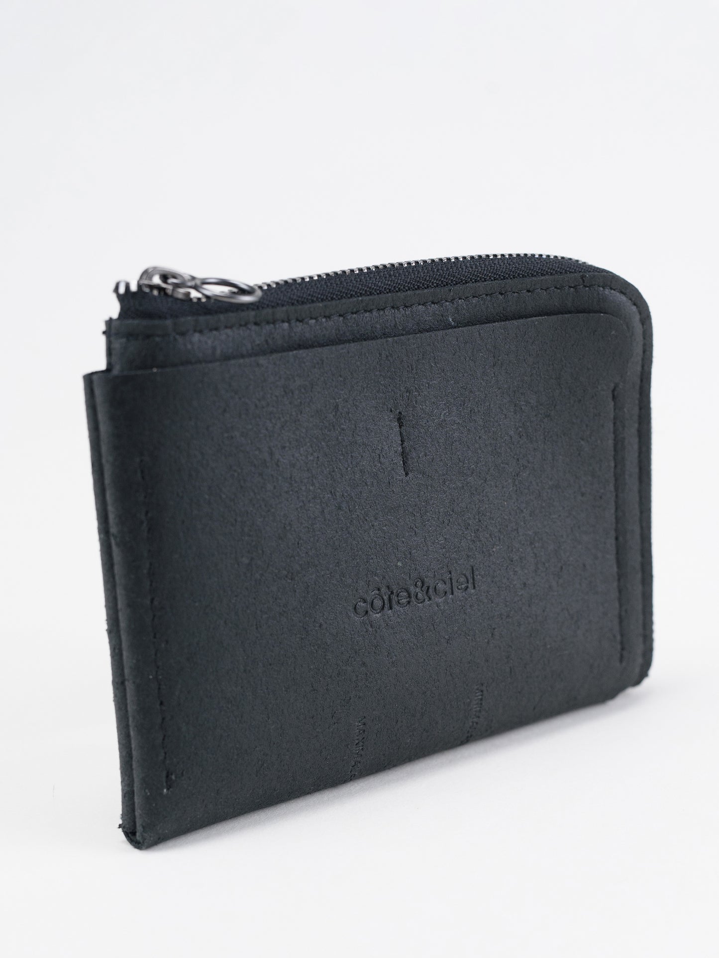 ZIPPERED WALLET L PETITS BLACK