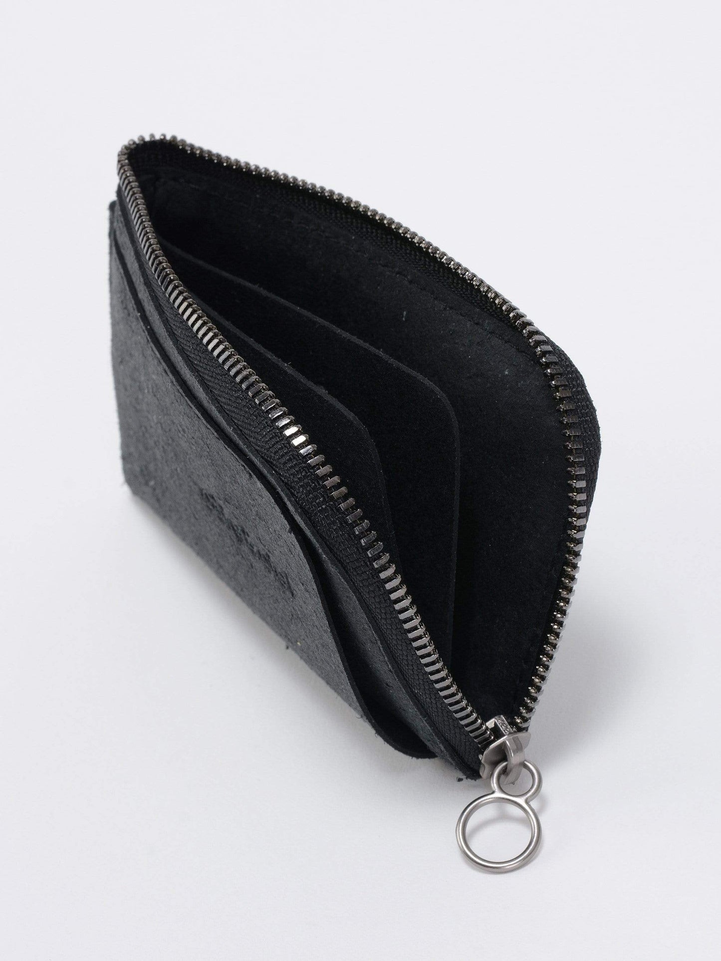 Zippered Wallet Recycled Leather
