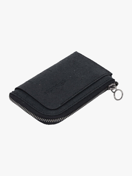 Zippered Wallet Recycled Leather