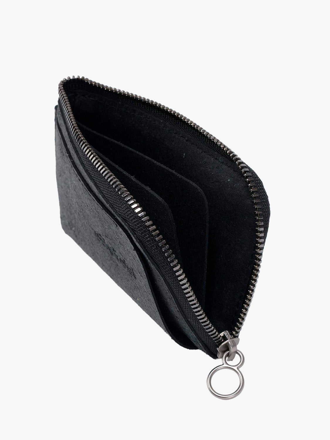 Zippered Wallet Recycled Leather