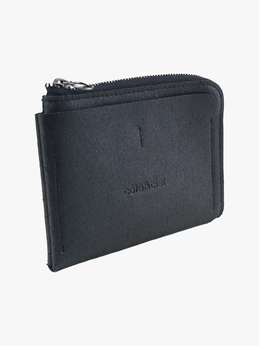 ZIPPERED WALLET L PETITS BLACK