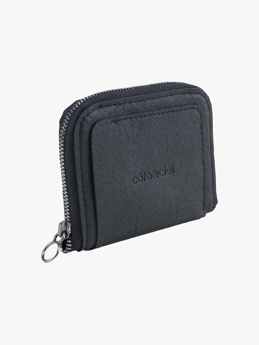 ZIPPERED WALLET M PETITS BLACK