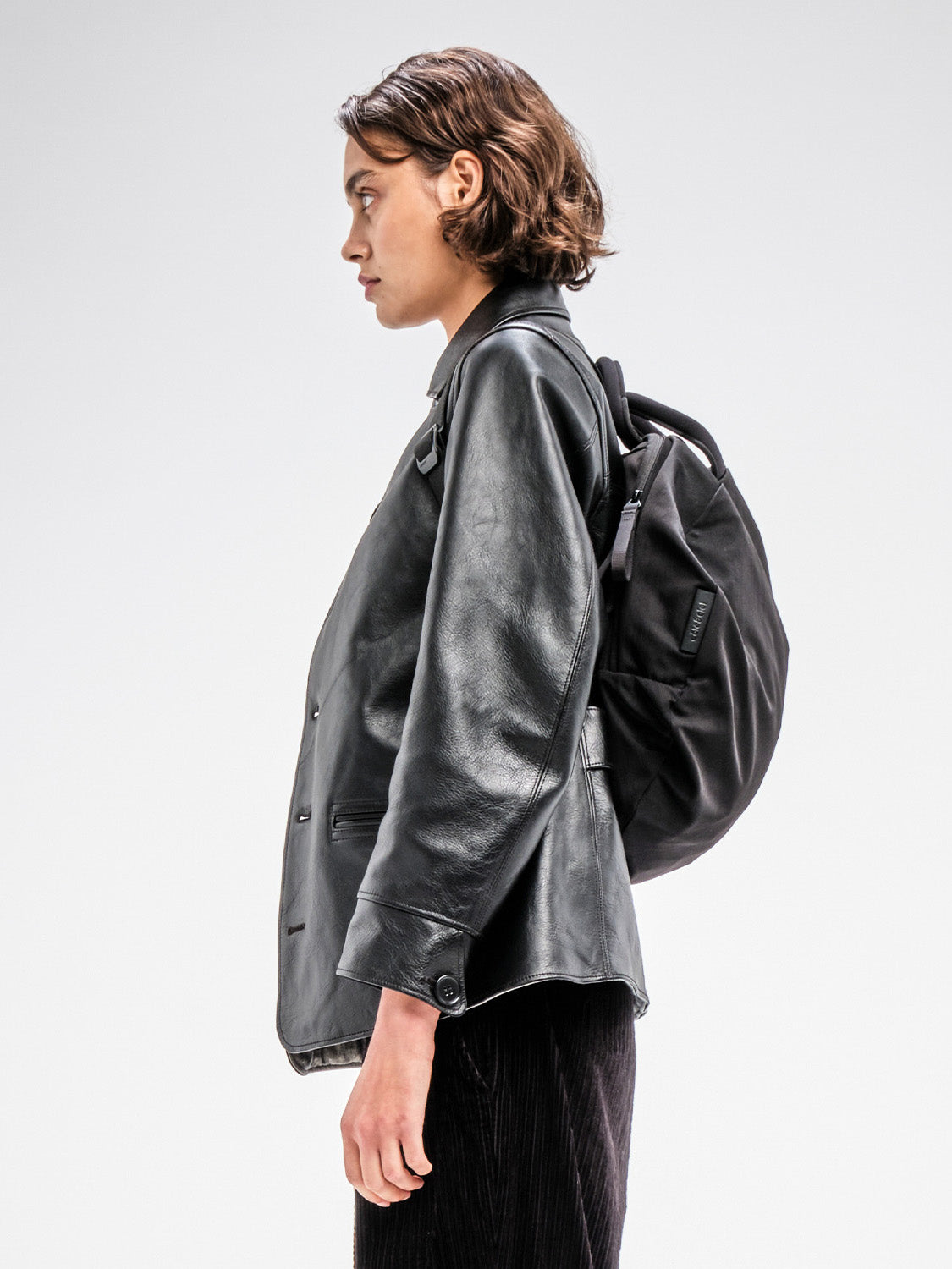 バッグ Cote&Ciel Moselle Backpack LEATHER MOSELLE SMOOTH BLACK côte&ciel Official