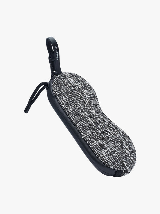 coteetciel Accessory/Eyewear Case Eyewear Pouch Tweed Black & Cream côte&ciel US 29275