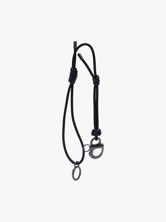 coteetciel Keychain LETGO Cord Knotted Alias Black côte&ciel US 29283